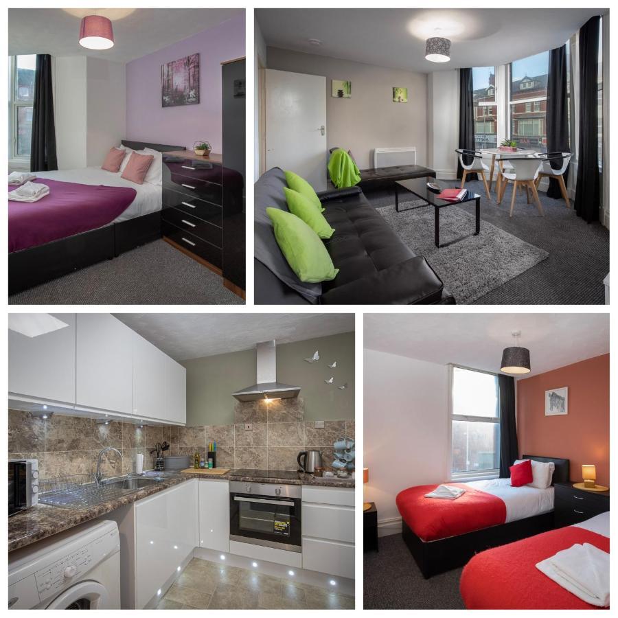02 Springfield - Sleeps 6 Apartment Blackpool Ngoại thất bức ảnh