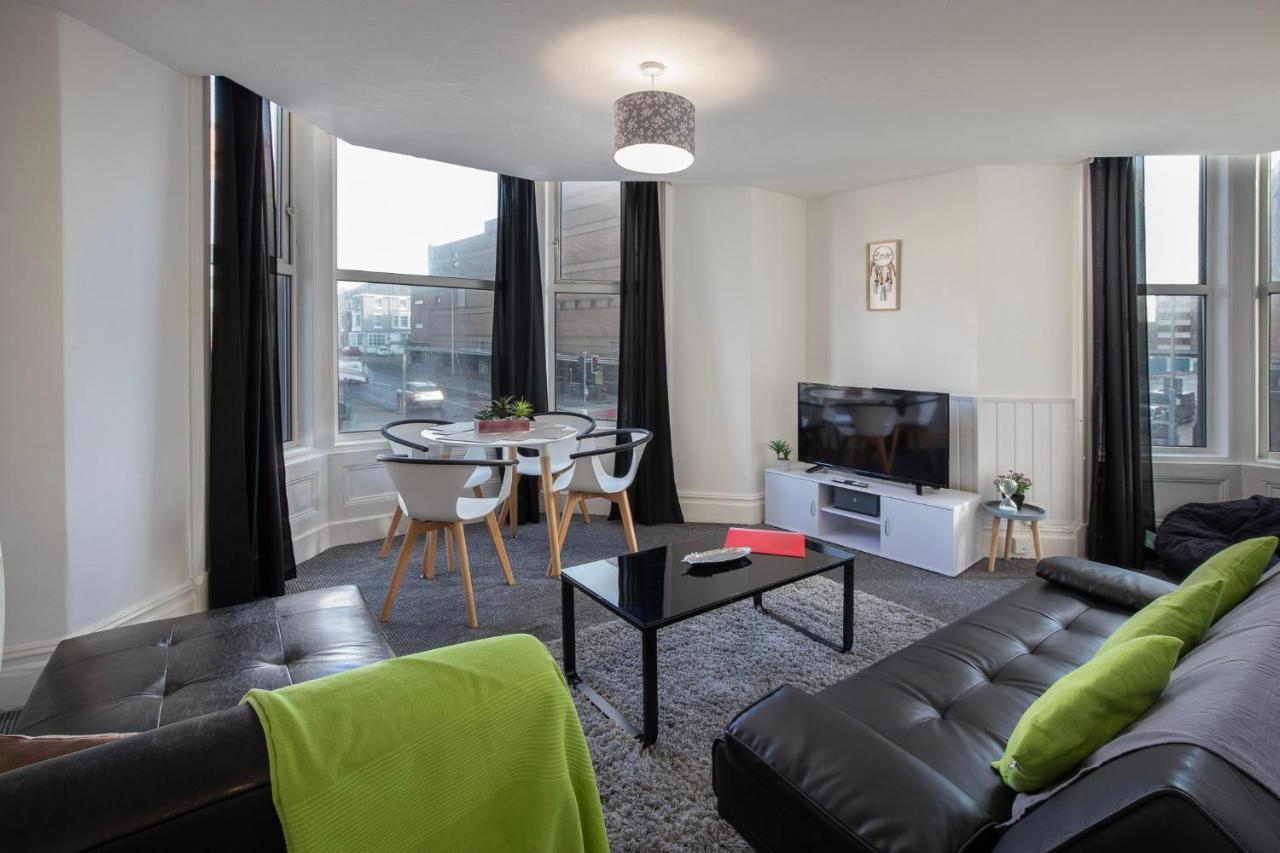 02 Springfield - Sleeps 6 Apartment Blackpool Ngoại thất bức ảnh